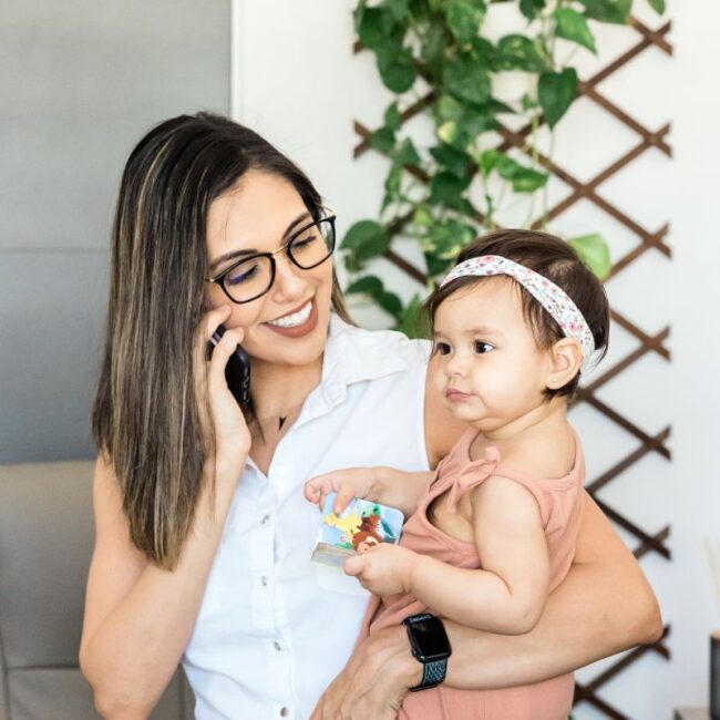 mother with her child