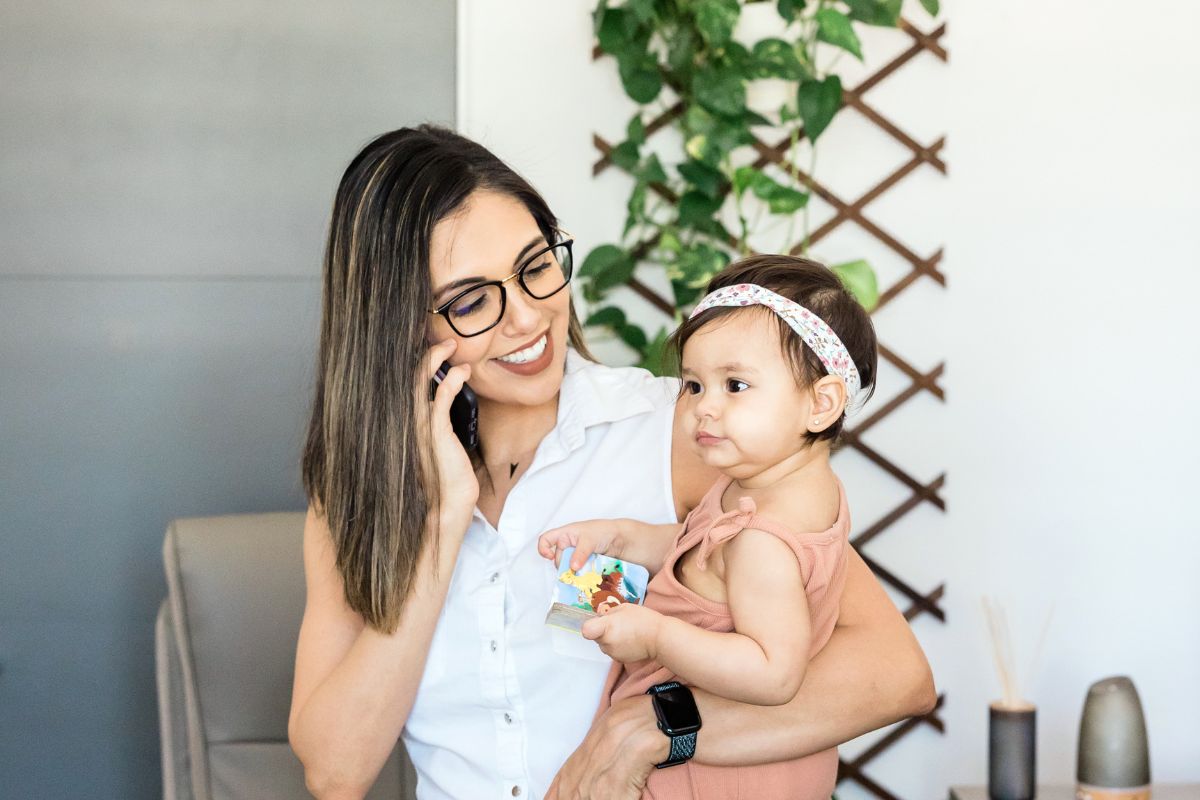 mother with her child