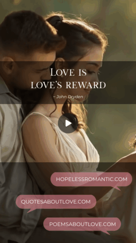 Love is love's reward - Final Video Love is love's reward - Final Video
