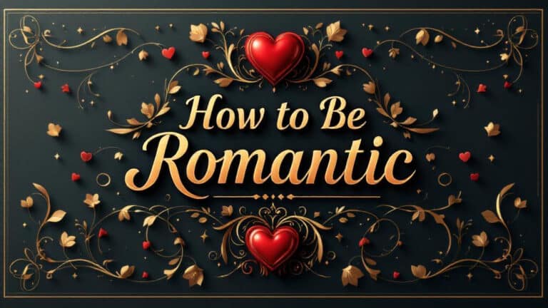 How to Be Romantic: A Complete Guide to Romance, Gestures & Emotional Connection